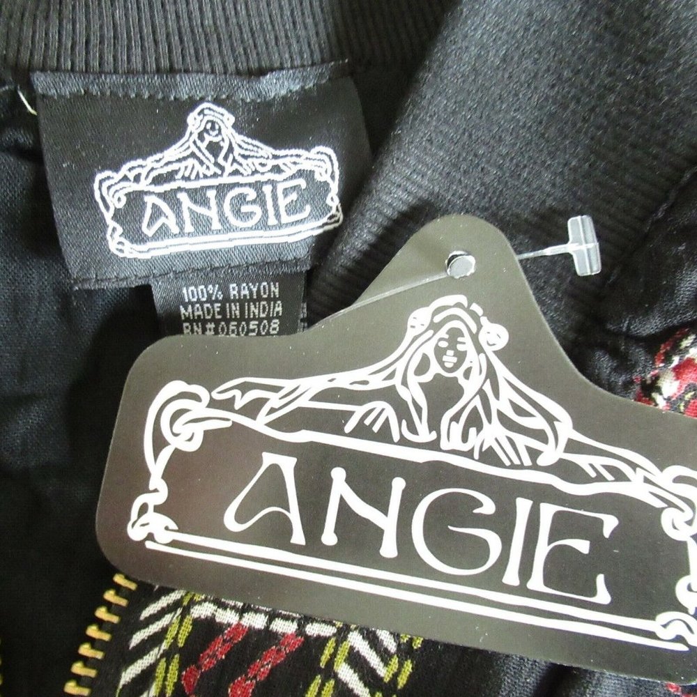 Angie Bomber Jacket Floral Boho Peasant Plus Size - Picture 6 of 6